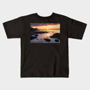 Mumbles Lighthouse, Bracelet Bay Kids T-Shirt